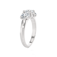Ring Ama Woman in White Gold Diamante Lab Grown 1.77 Ct AMA-AN-1031-16 - AMA-AN-1031-16